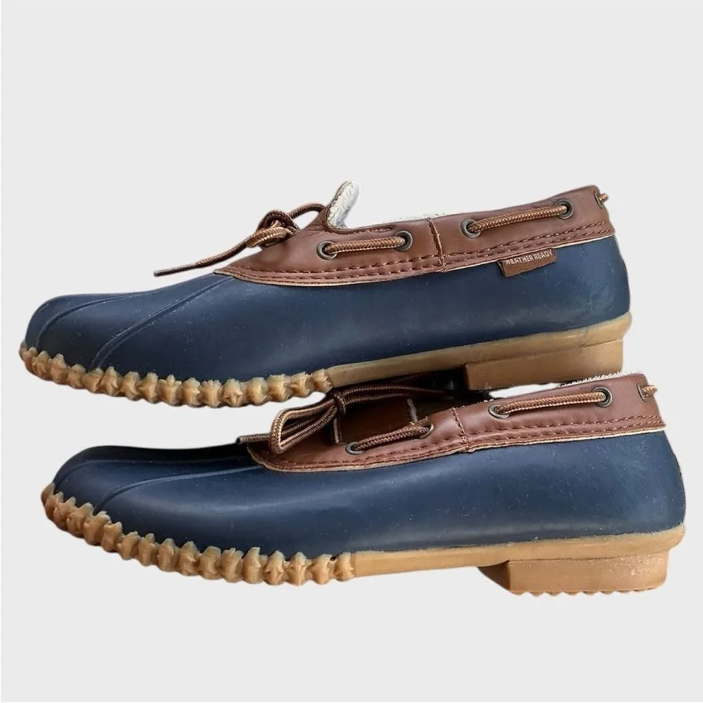 JBU by Jambu Gwen Faux Fur Lined Duck Shoes Women’s 10 Blue Brown